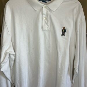 Polo Bear by Ralph Lauren White Classic Polo Shirt